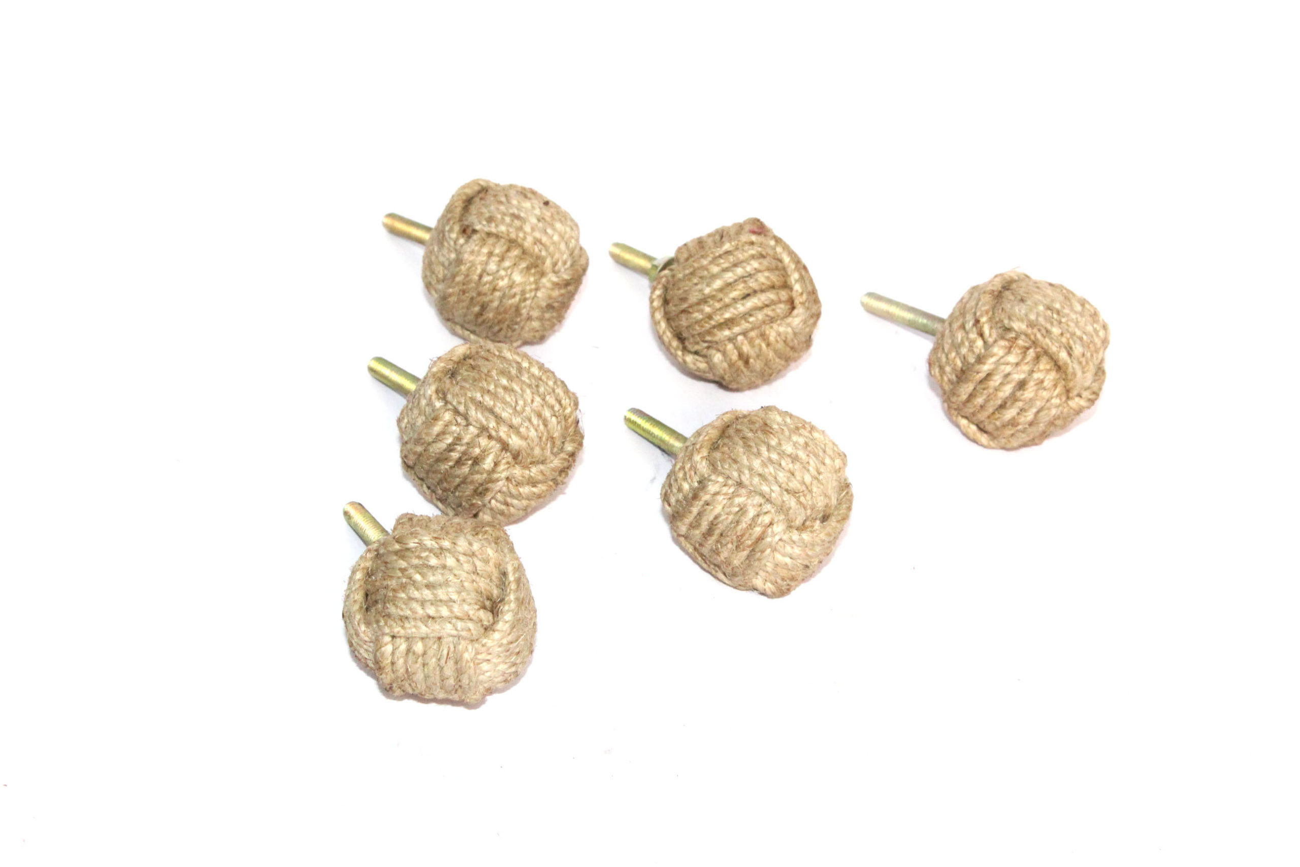 Jute Rope Shelves/Cabinet Drawer Pulls Knobs