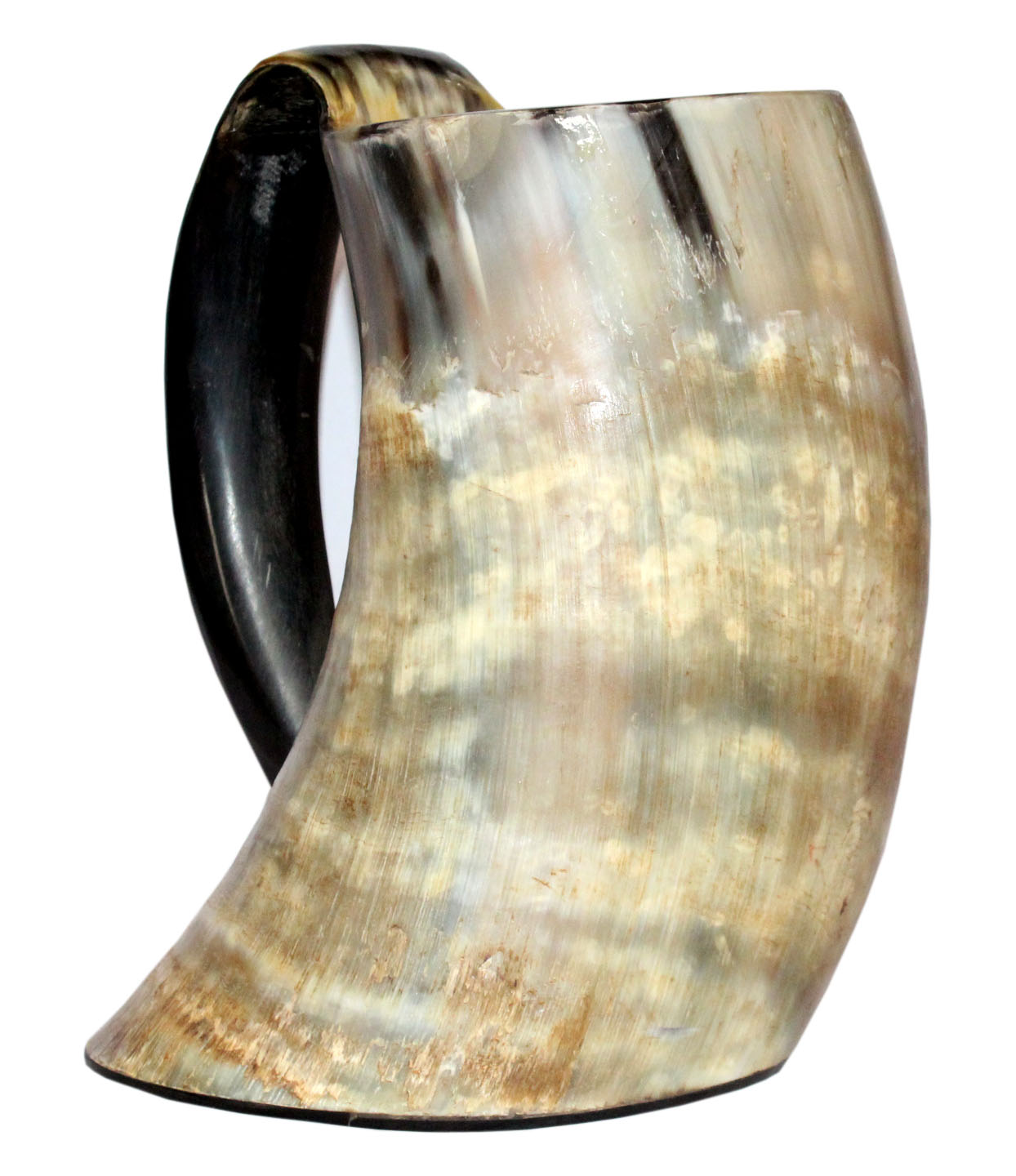 Odin engraved Viking Drinking Horn Cup Tankard Handcrafted Ox Goblet - Image 6