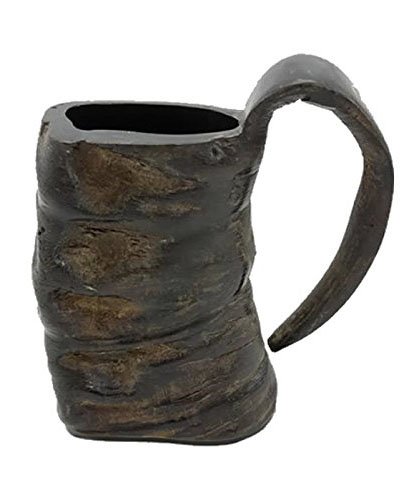 Original Viking Drinking Horn Water Buffalo Drinking Horn Mug Tankard - Image 4