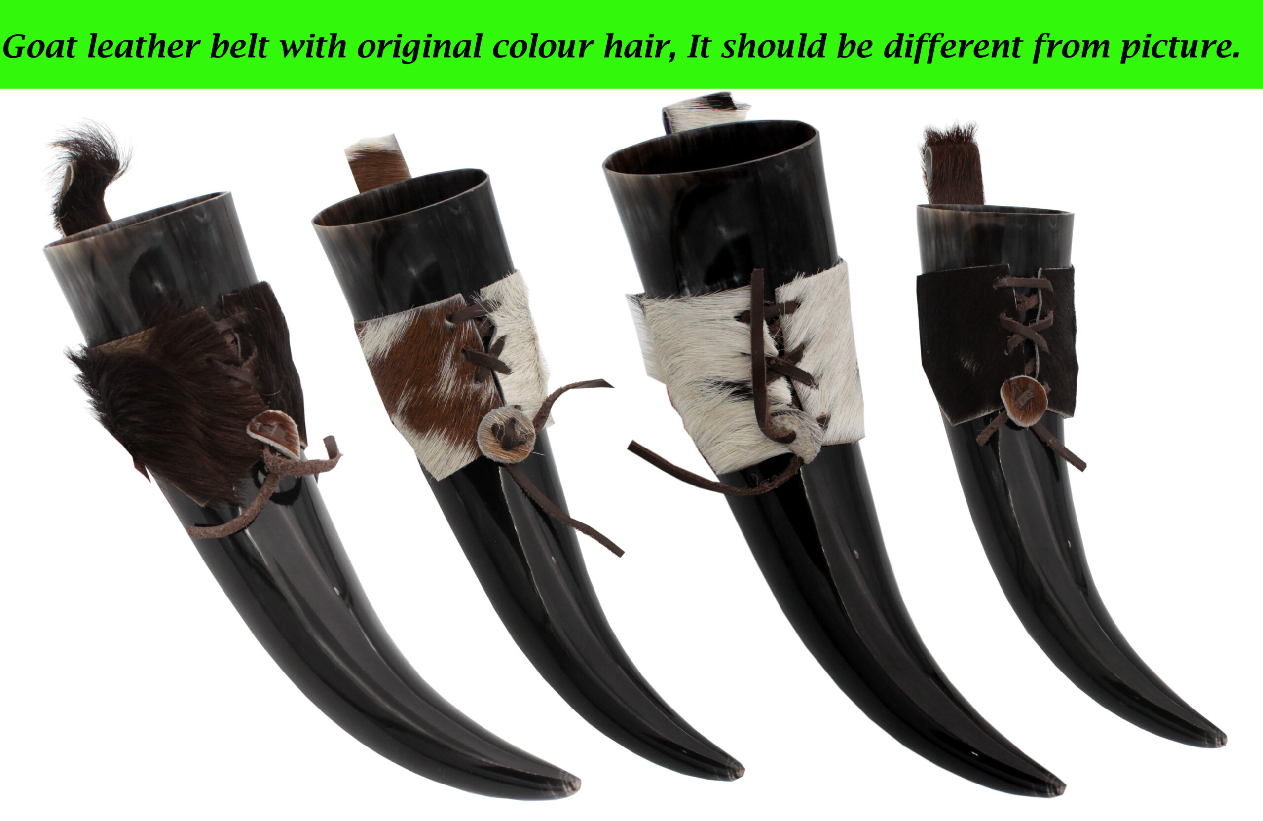 Tormund's Giants Milk Viking Horn Drinking Cup Game of Thrones Norse Beer Mug Ale – Waterproof Interior Curved with leather - Image 3