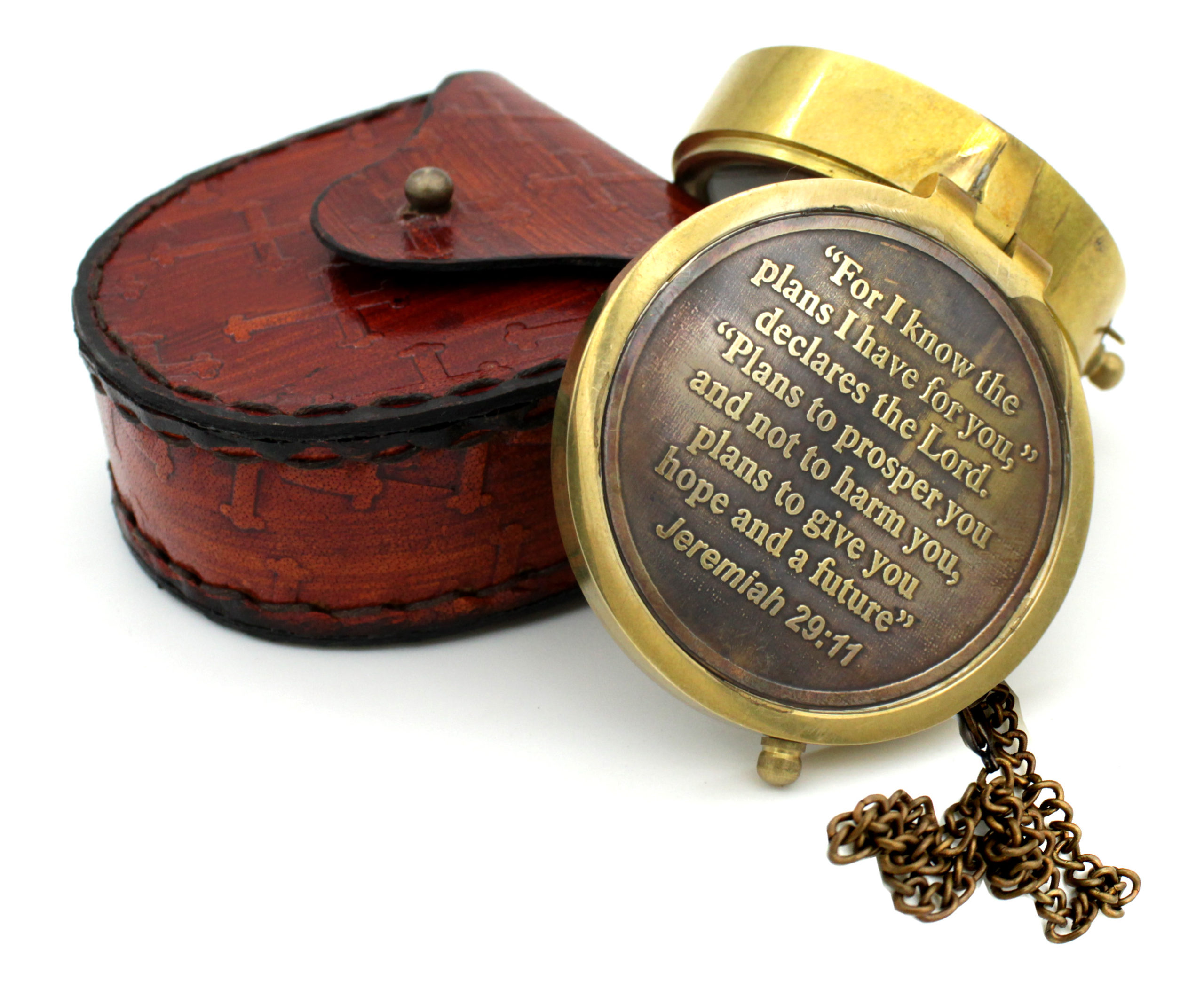 for I Know The Plans I Have for You Engraved Compass, Jeremiah 29 11, Baptism Gifts,