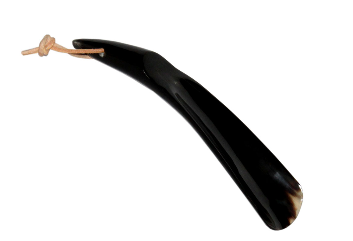 Metal Long Shoehorn Made with Real Horn 8"inch - Image 5