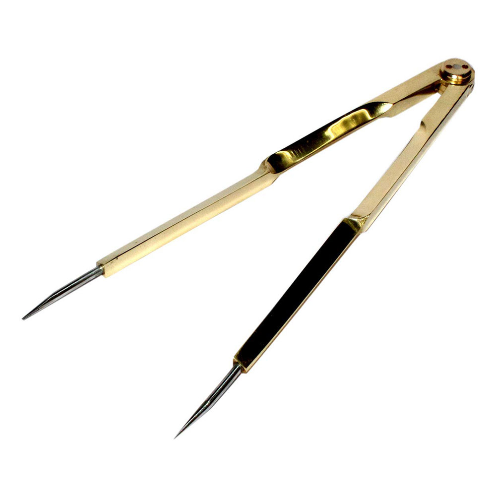 Vintage Navigation Straight Pattern Artist Divider Solid Brass Drawing Tool Professional 6 - Image 2