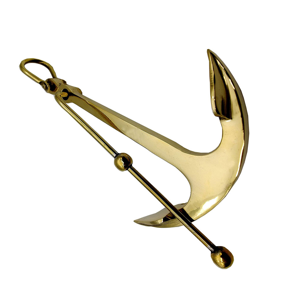 Sun & Moon Solid Brass Anchor Paper Weight - Paperweights Executive Promotional Gift - Image 3