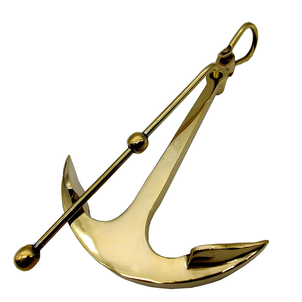 Sun & Moon Solid Brass Anchor Paper Weight - Paperweights Executive Promotional Gift - Image 5