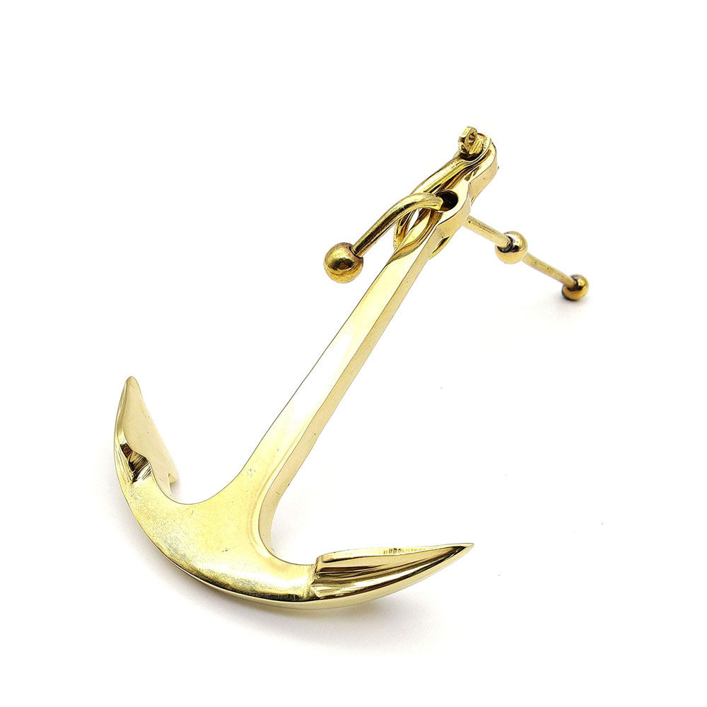 Sun & Moon Solid Brass Anchor Paper Weight - Paperweights Executive Promotional Gift - Image 6