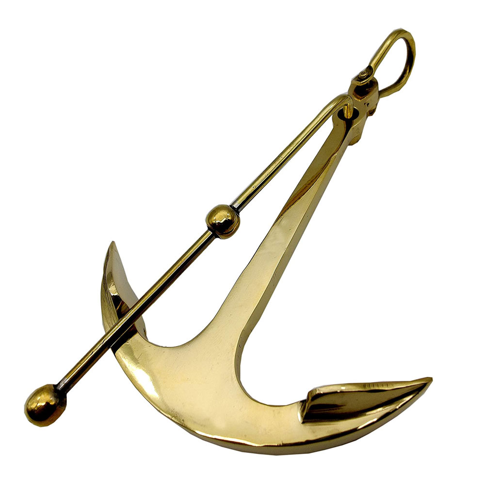 Sun & Moon Solid Brass Anchor Paper Weight - Paperweights Executive Promotional Gift - Image 7