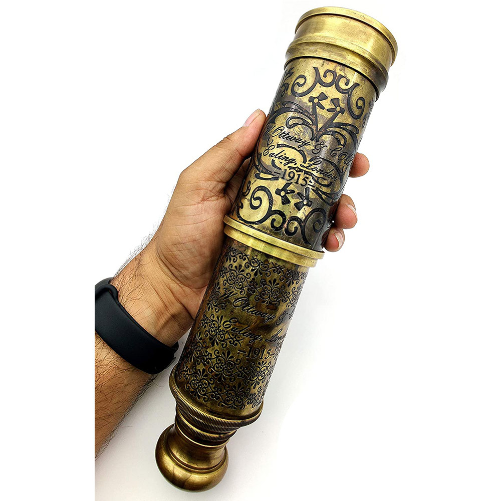 Brass Telescope 26 inches Replica of Coronation of Elizabeth II Telescope. - Image 5