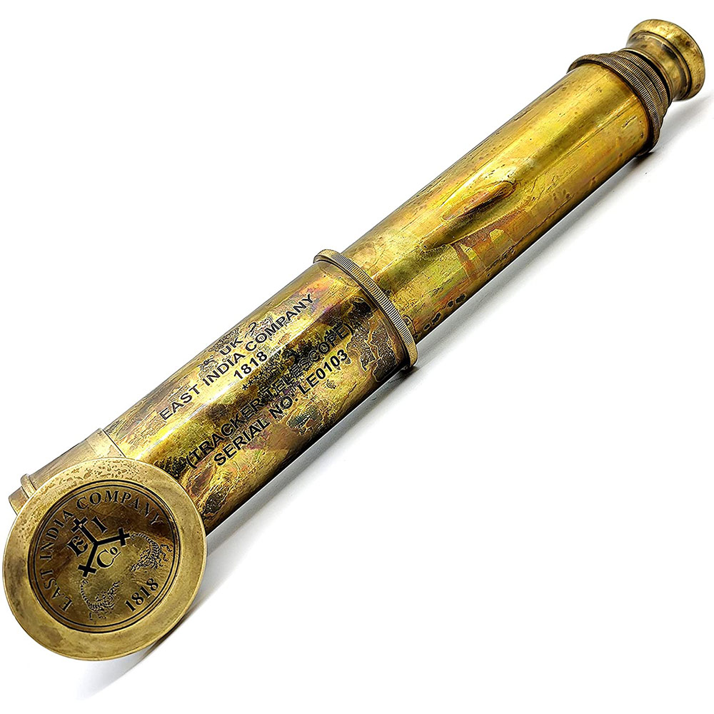 Brass Telescope 33 inches Replica of East India Company 1818 Tracker Telescope - Image 5