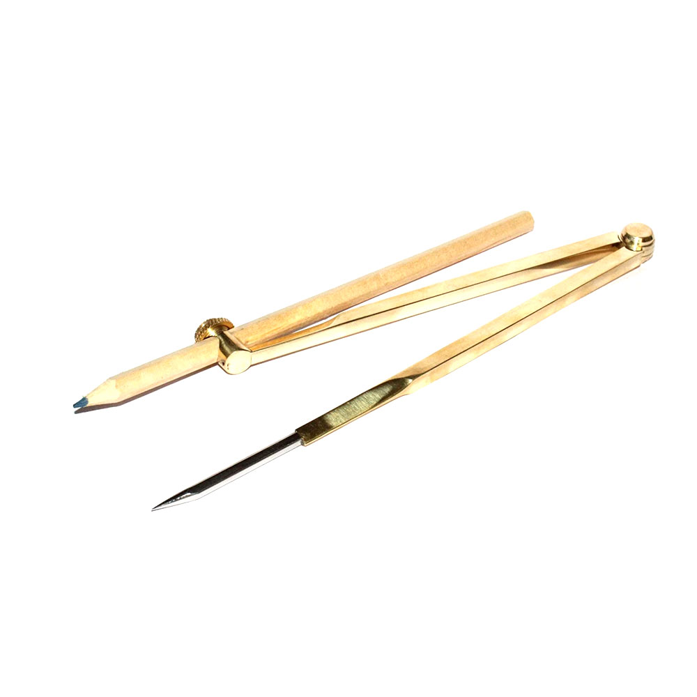 5MoonSun5's Compass Divider with Pencil Holder Full Brass with Stainless Steel Point Executive Promotional (8inch) - Image 2
