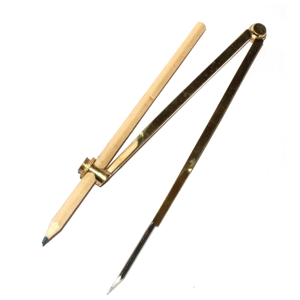 5MoonSun5's Compass Divider with Pencil Holder Full Brass with Stainless Steel Point Executive Promotional (8inch) - Image 3