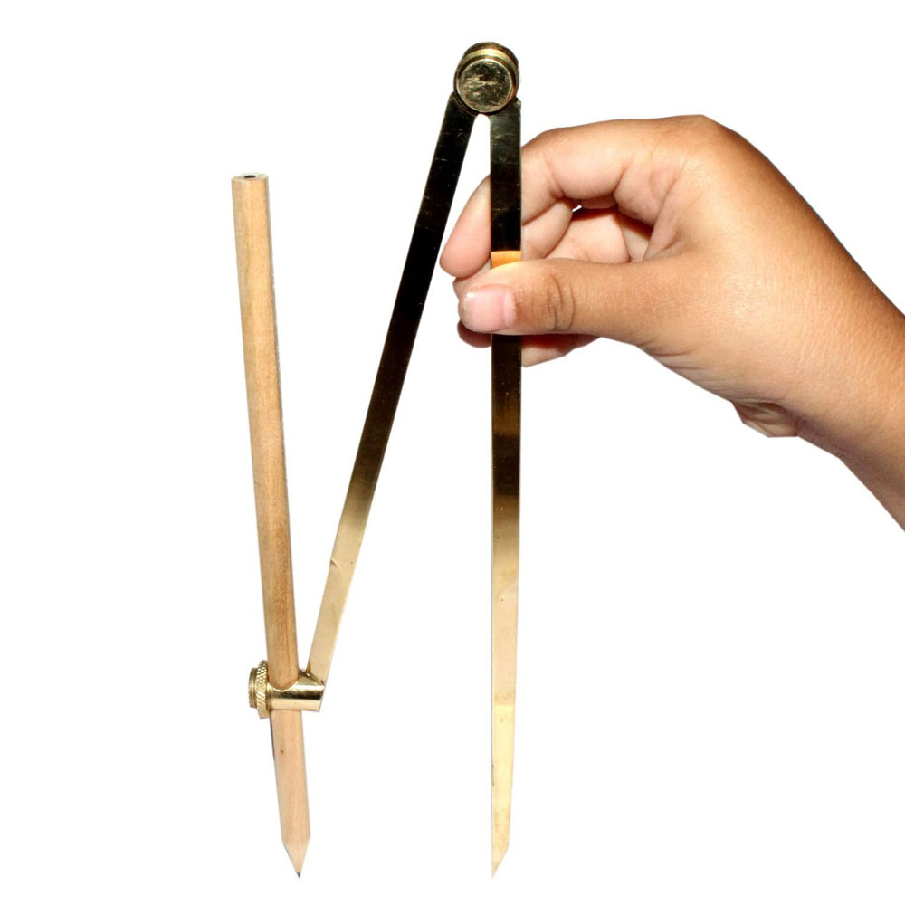 5MoonSun5's Compass Divider with Pencil Holder Full Brass with Stainless Steel Point Executive Promotional (8inch) - Image 4