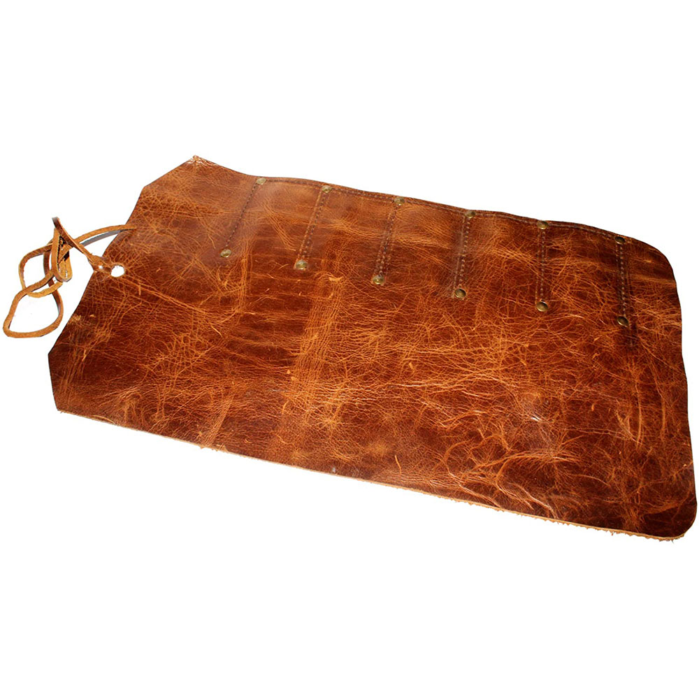 Handmade Durable leather Construction Roll Tools Bag/Screwdriver - Image 3