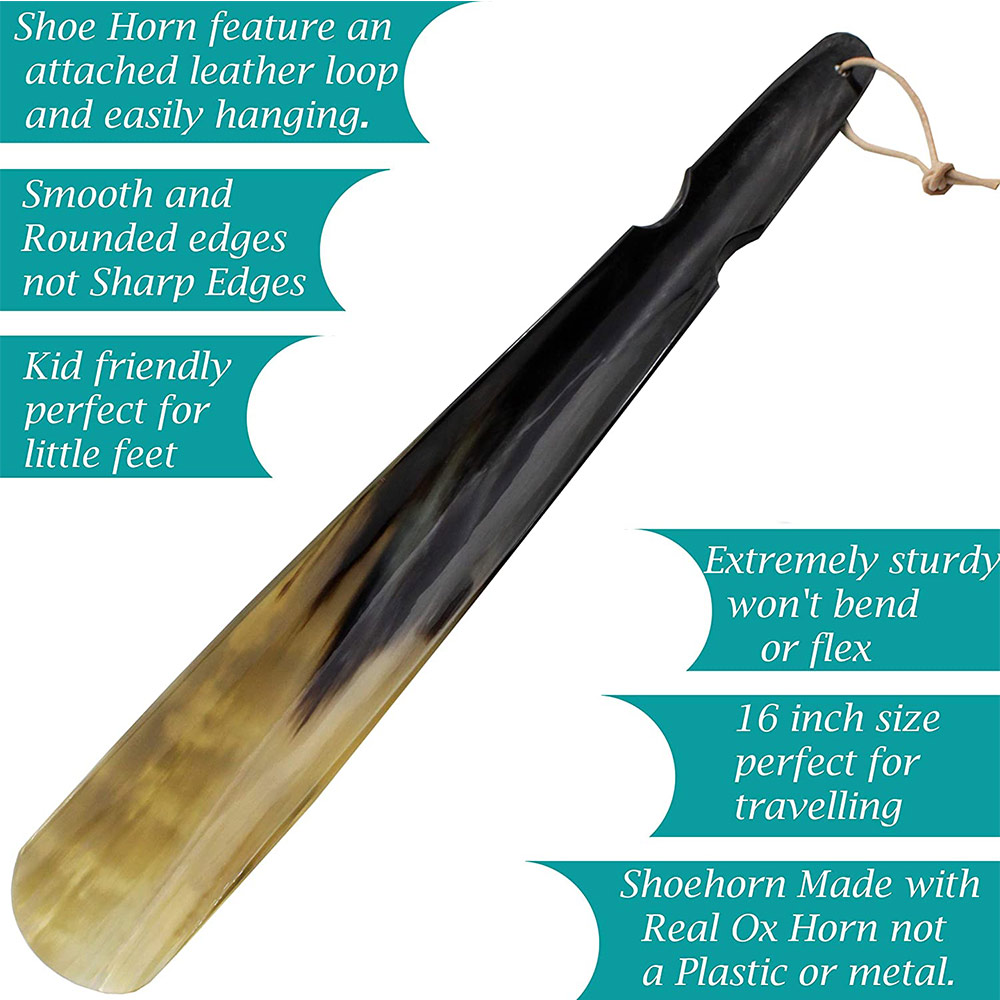 Shoe Horn Made with Real Horn Handmade.Best Gift Idea Home or Travel Use.16 - Image 2