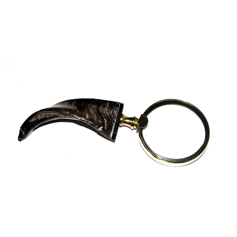 5moonsun5 Magnifying Glass Table Top Decorative Antique Vintage Style Brass crafted horn - Image 2