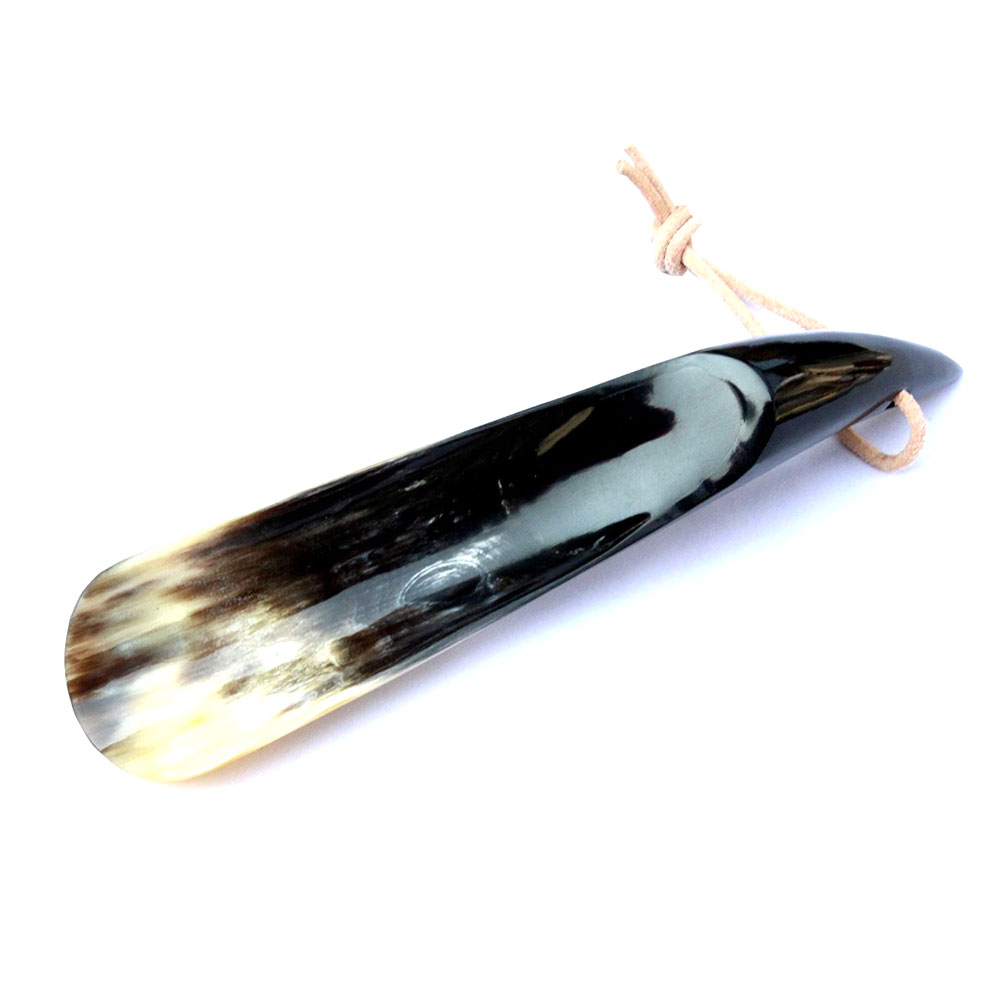 Shoe Horn Made with Real Horn Handmade. Best Gift Idea Home or Travel Use-8 inch - Image 5