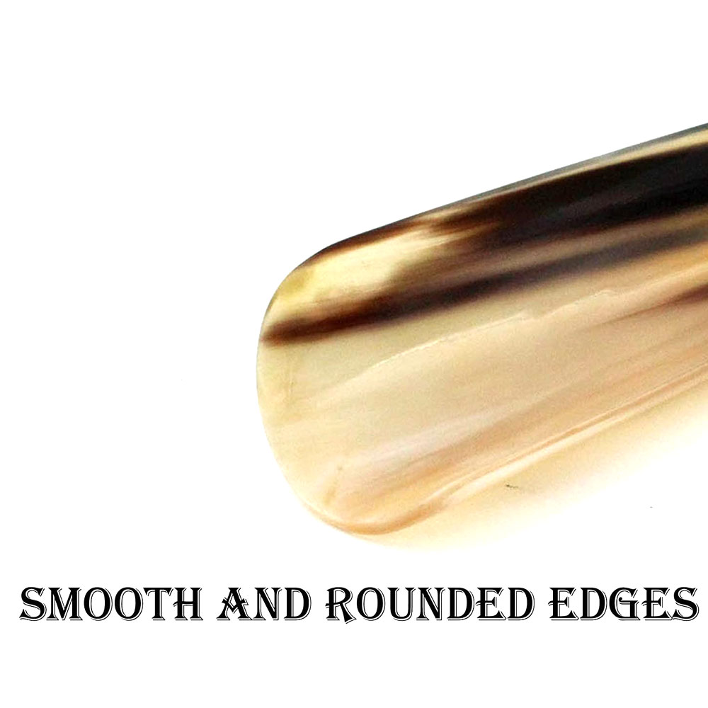 Shoe Horn Made with Real Horn Handmade. Best Gift Idea Home or Travel Use-8 inch - Image 6