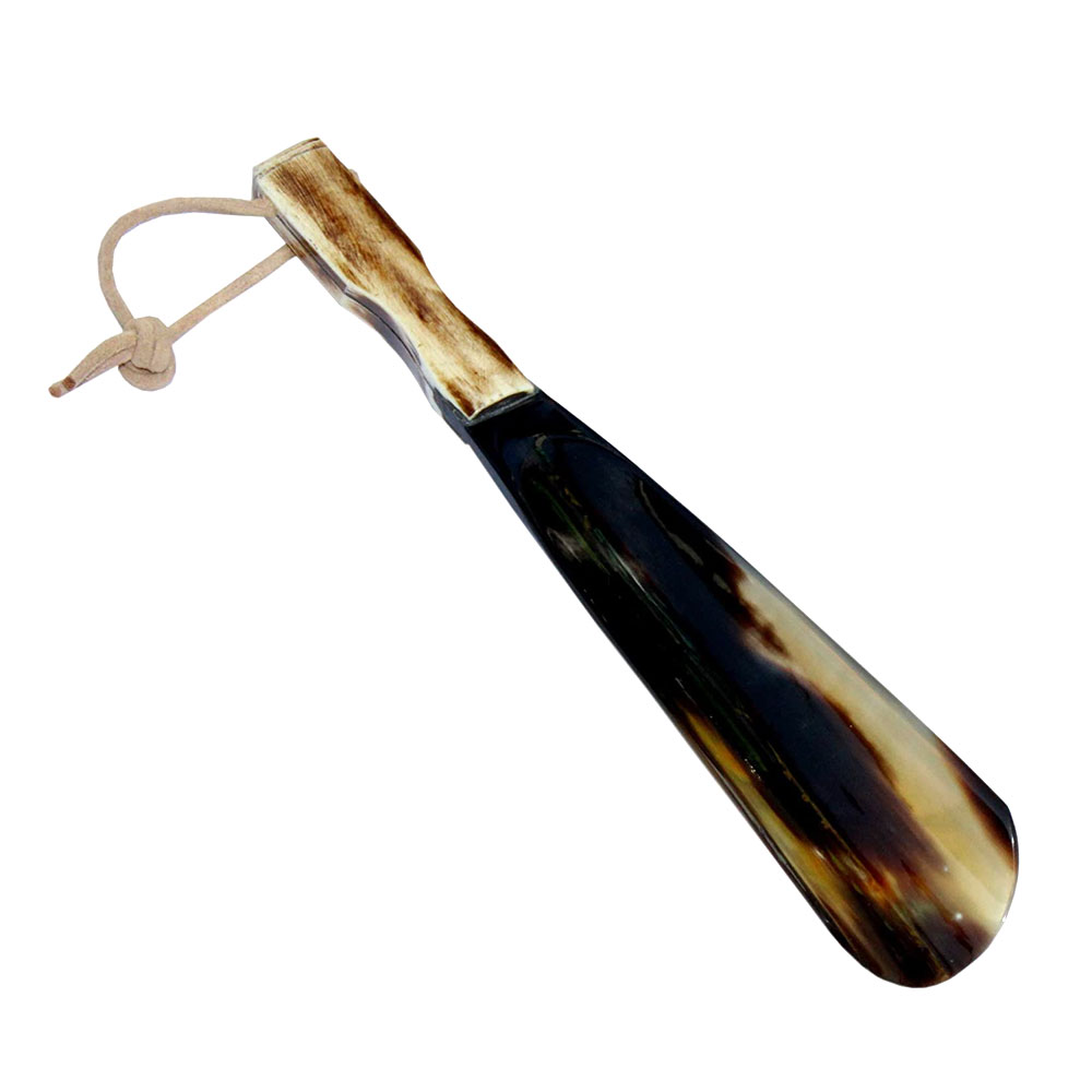 Shoe Horn Made with Real Horn Handmade. Best Gift Idea Home or Travel Use.(9inch)