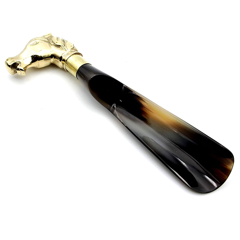 Long Handled Made with Brass Horn Home or Travel use (10 inch) - Image 7