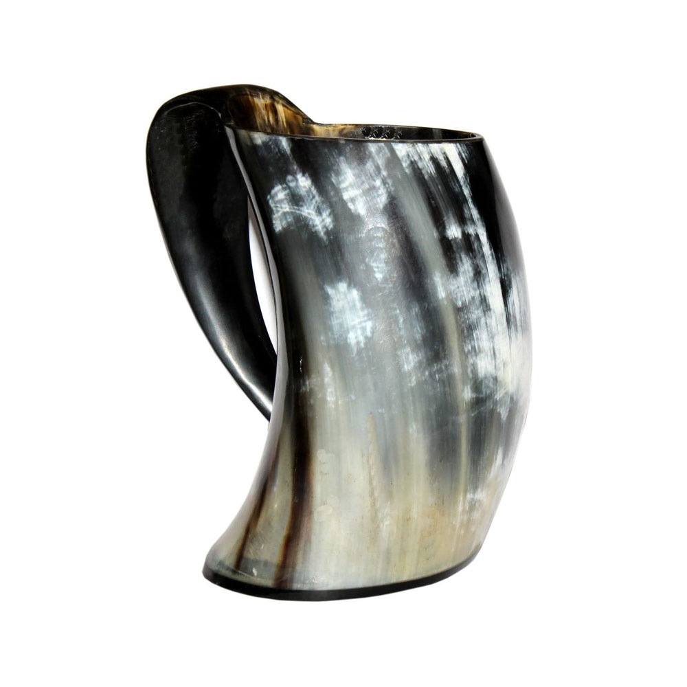Vikings Valhalla Cup Drinking Horn Tankard Authentic Medieval Inspired drinking Mug (20oz) - Image 5