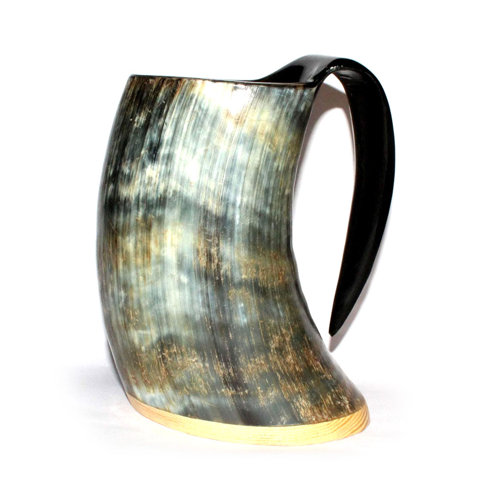 Vikings Valhalla Cup Drinking Horn Tankard Authentic Medieval Inspired drinking Mug (20oz) - Image 6