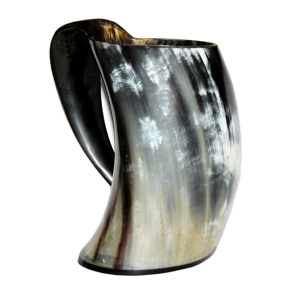 Viking Cup Drinking Horn Tankard Authentic Medieval Inspired drinking Mug (16oz) - Image 7
