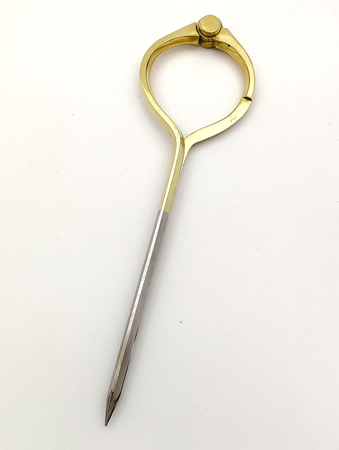 Vintage Navigation Straight Pattern Artist Divider Solid Brass Drawing Tool - Image 6
