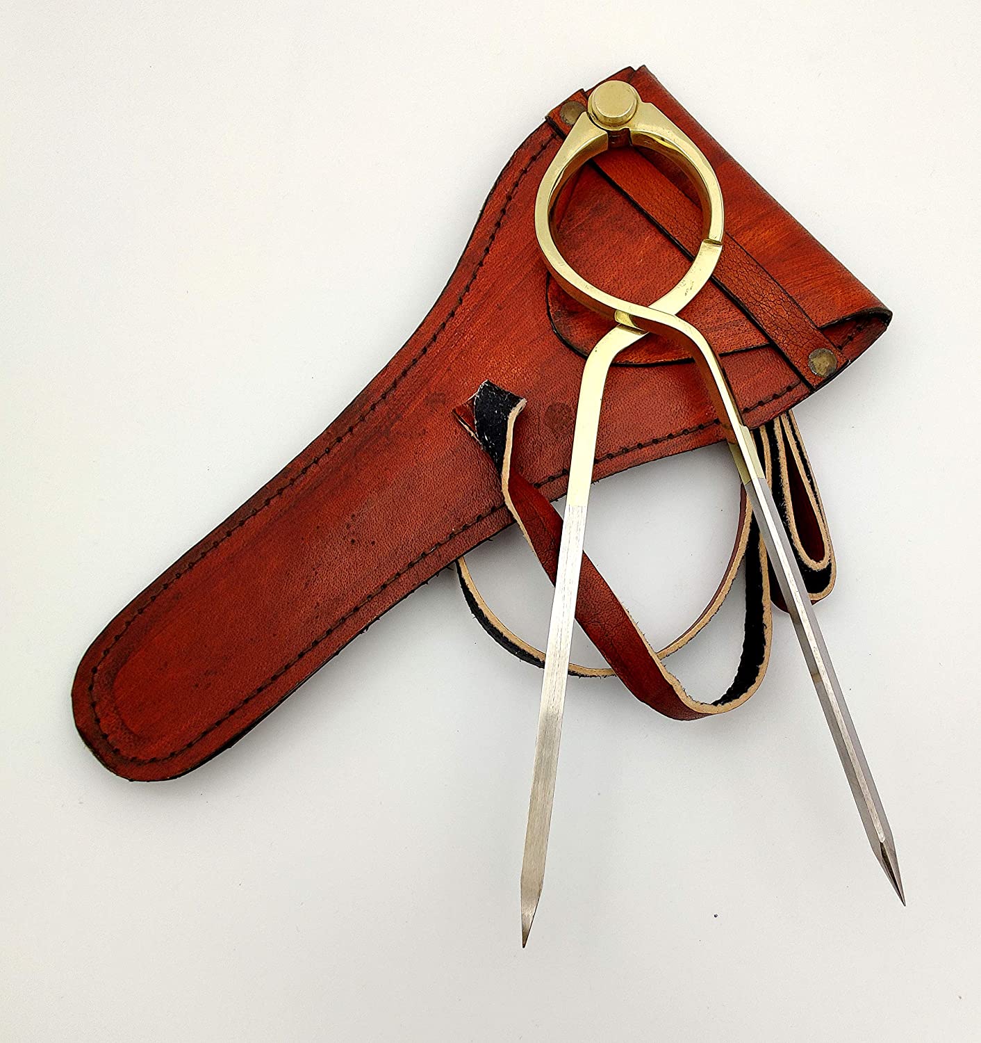 Vintage Navigation Straight Pattern Artist Divider Solid Brass Drawing Tool - Image 7