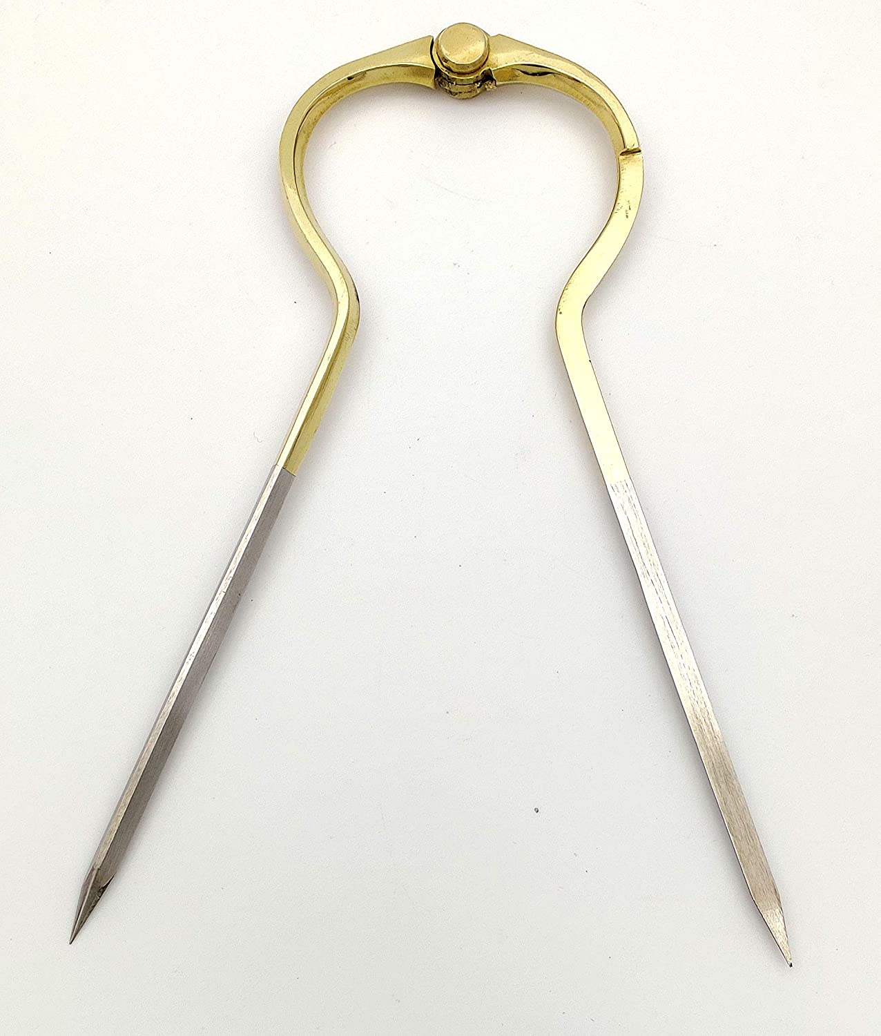 Vintage Navigation Straight Pattern Artist Divider Solid Brass Drawing Tool - Image 8