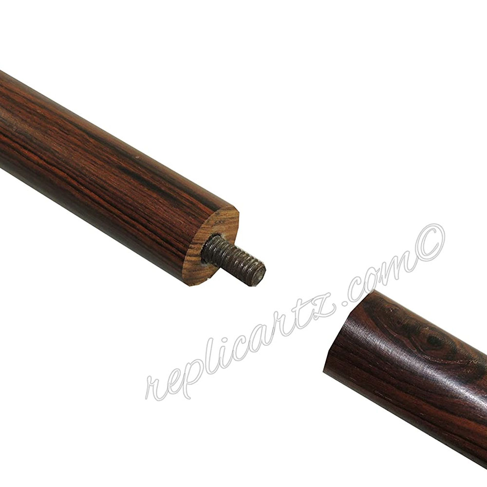 MoonSun Walking Stick top Brass Crafted Wooden Staff Handmade Collectible Stick - Image 7