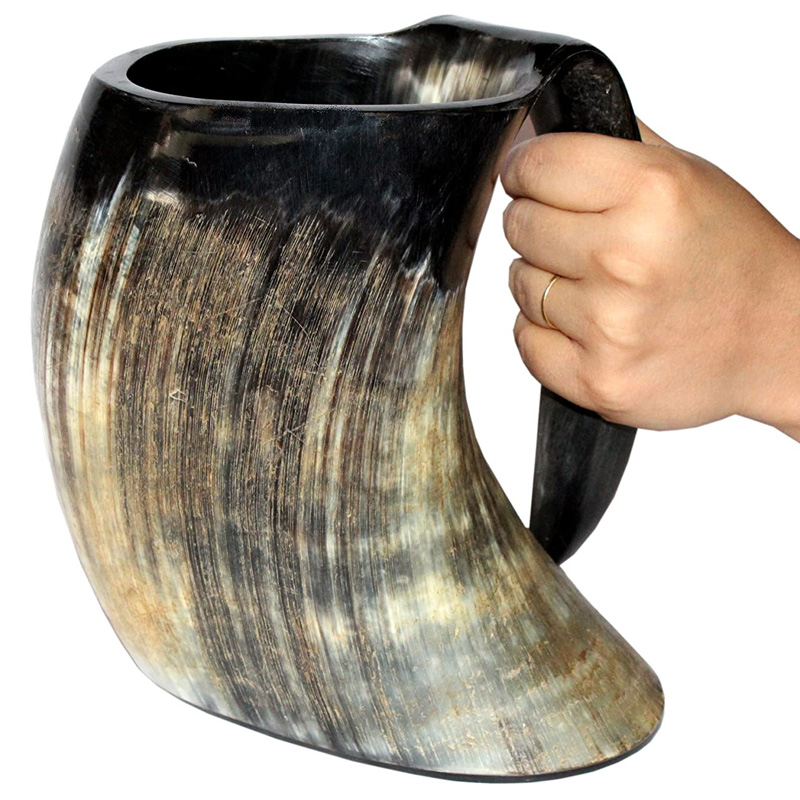 Vikings Valhalla's Viking Cup Drinking Horn Tankard Authentic Medieval Inspired drinking Mug - Image 2