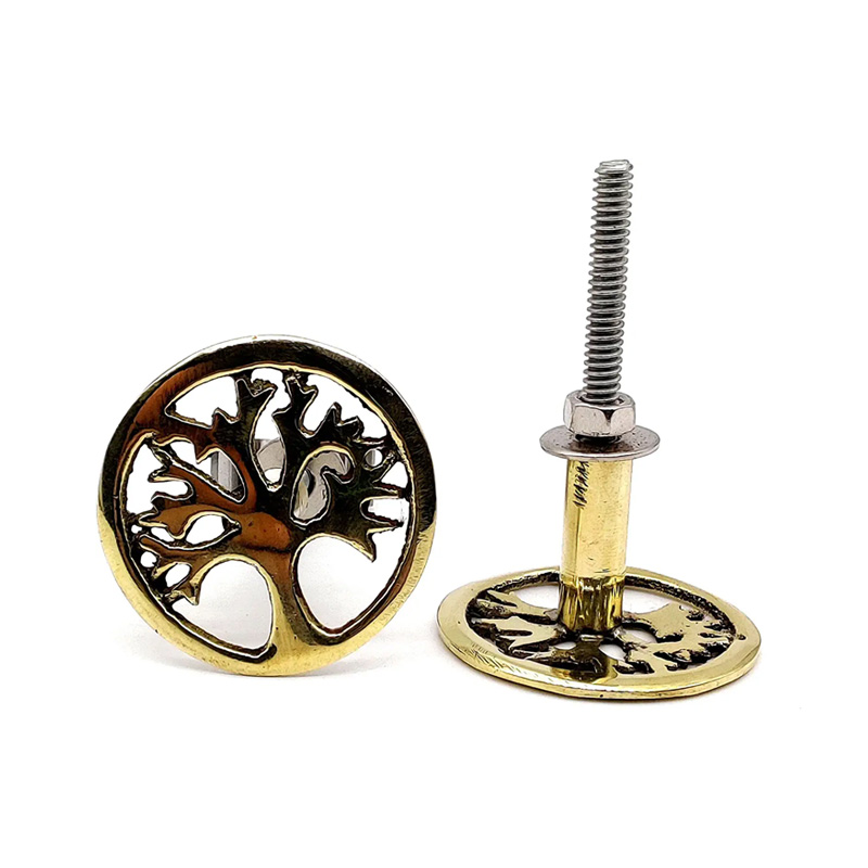 Life Door Knobs/Drawer Brass Pulls Dresser Door Knobs/Pull and Push Handle Knobs for Cabinets,