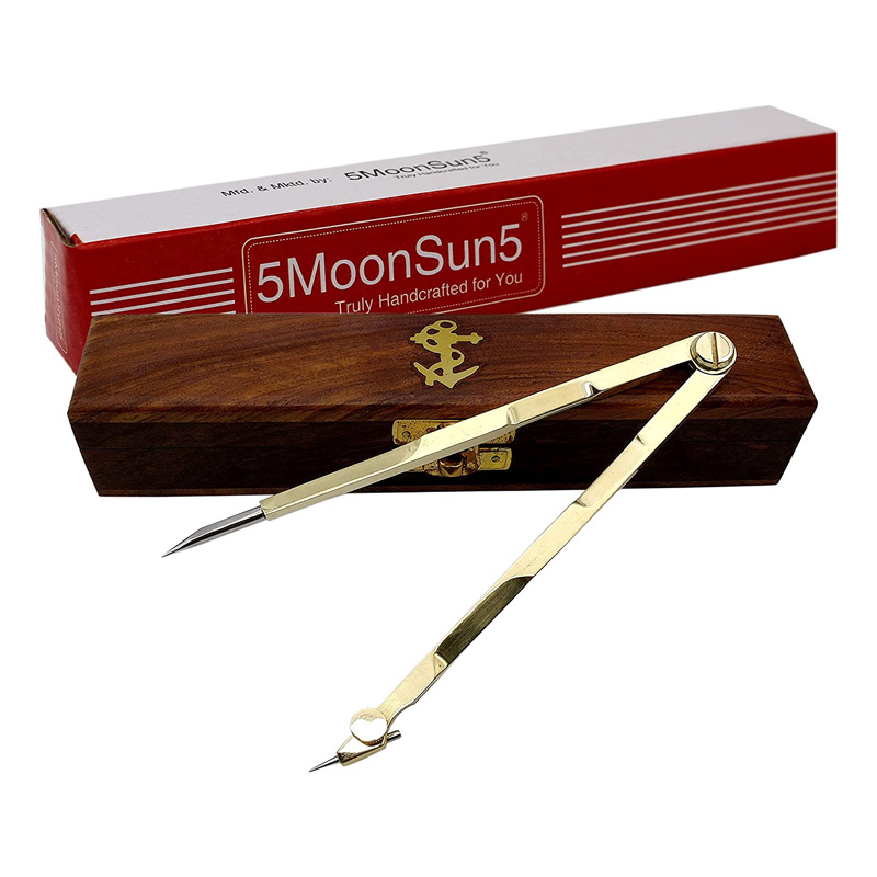 Pencil Marking Compass Circle Leather Scratch Compass Maker Scriber Marking Wing Divider,
