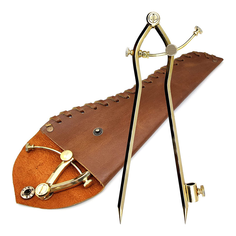Large Pencil Marking Compass Circle Leather Scratch Compass Maker Ideal for Drawing Circles