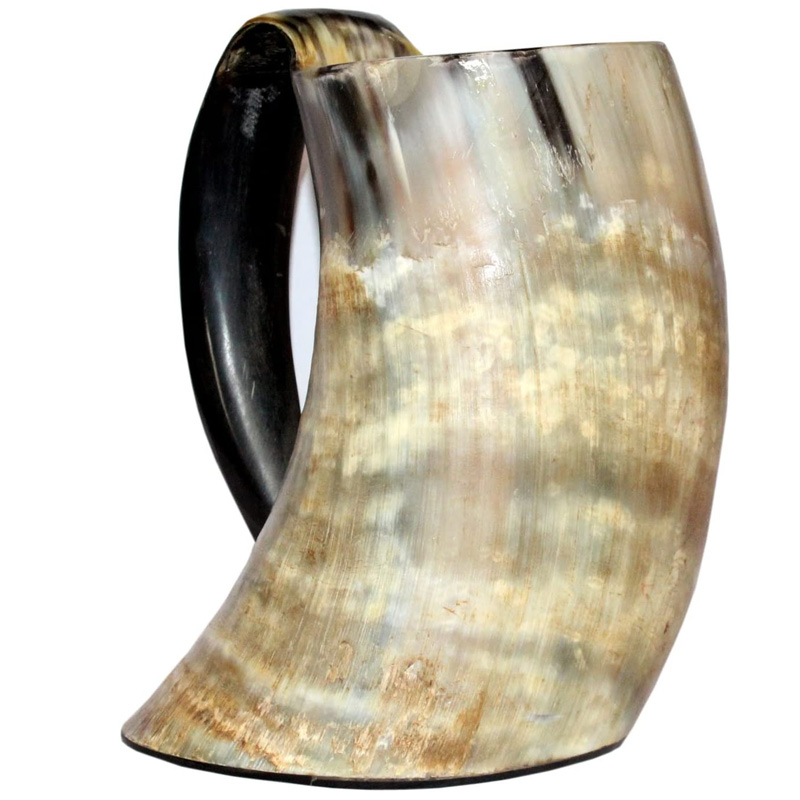 Vikings Valhalla's Viking Cup Drinking Horn Tankard Authentic Medieval Inspired drinking Mug