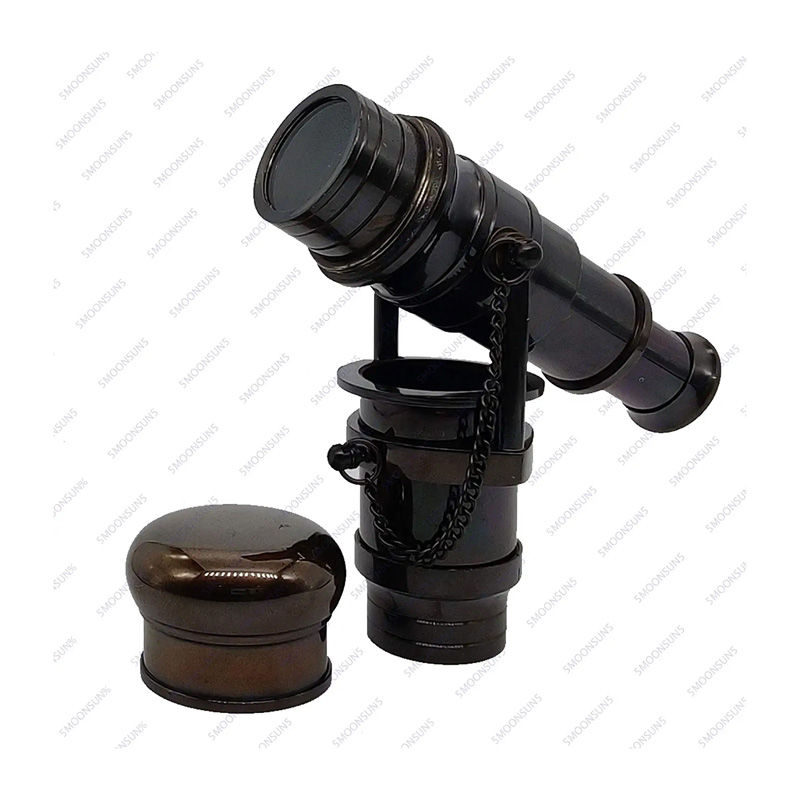 Brass Walking Stick Vintage Handle Victorian Telescope Head Foldable Stick Cane for Men and Women - Image 3