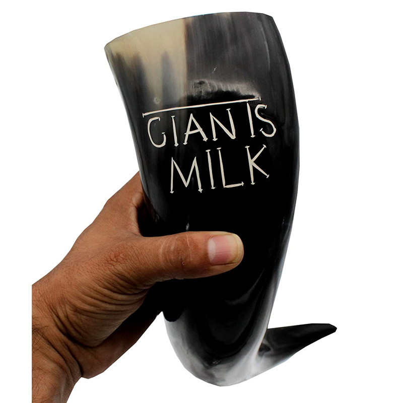 Tormund's Giants Milk horn mug Game of thrones vikings horn Norse Beer Mug Genuine Drinking Horn