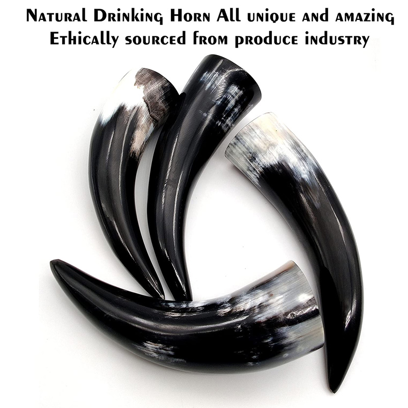 Viking Beer horn mug Game of throne vikings horn Medieval Drinking Horn with attractive carving - Image 4