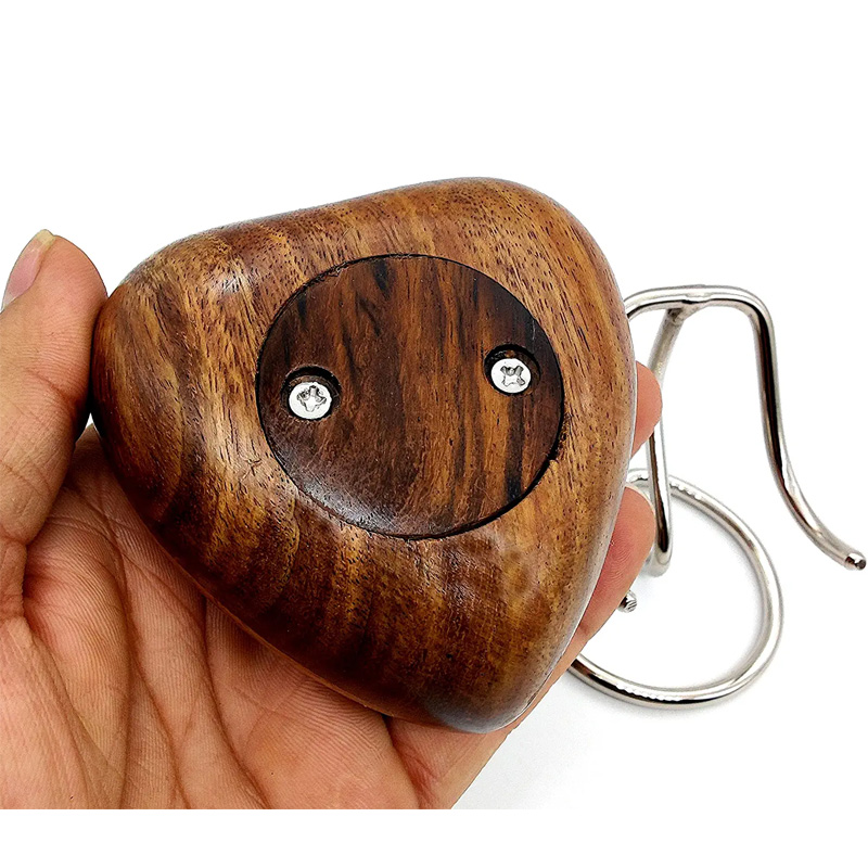 Wooden Heart Keepsake Urn Mini Ash Urn Small Handcrafted Cremation Urn for Ashes Tribute to Your MOM - Image 3