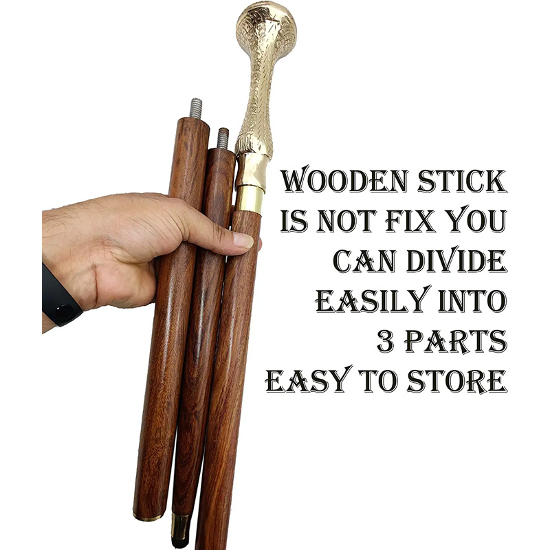 Walking Stick - Men Derby Canes and Wooden Walking Stick for Men and Women - Image 3