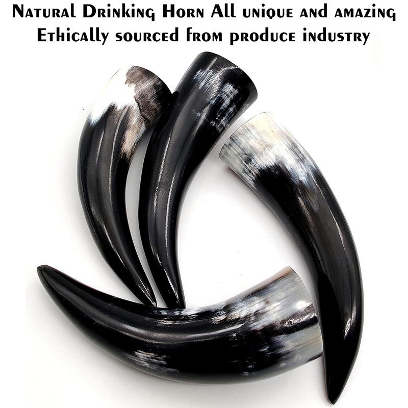 VIKING DRINKING HORN MUG Handcrafted Ox Cup HORN - Drink Mead & Beer Like Game of Thrones - Image 4