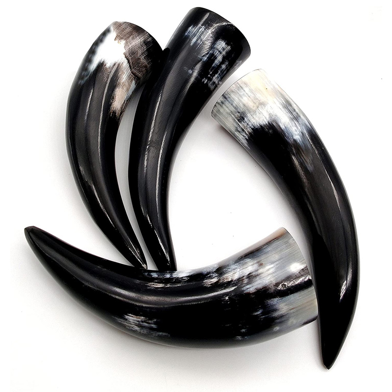 The Original Handcrafted Authentic Viking Drinking Horn set Tankard for Beer, Mead - Image 4
