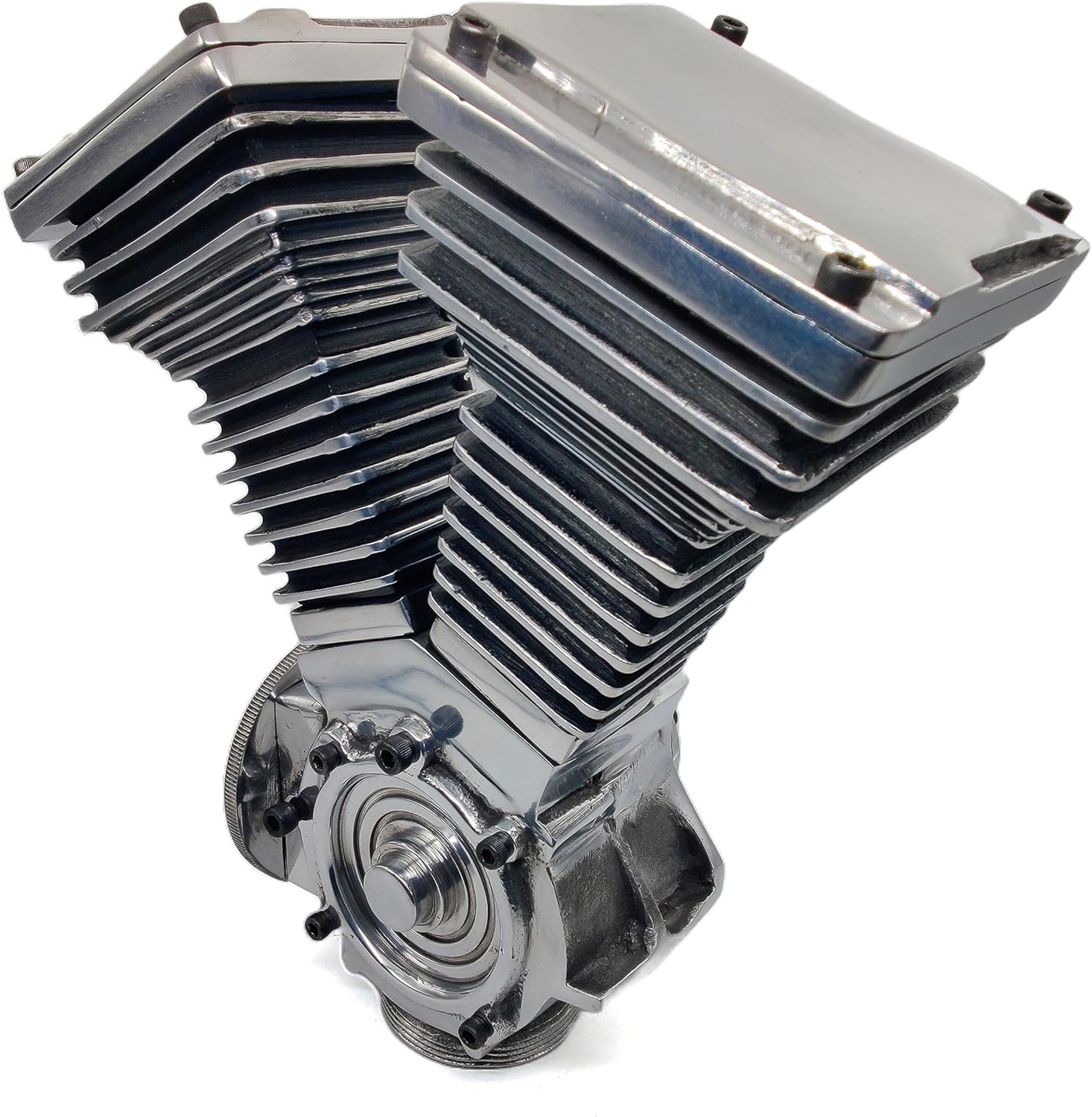 Twin Engine Memorial Keepsake Urn | Premium Handcrafted Design for Bike Lovers - Image 2