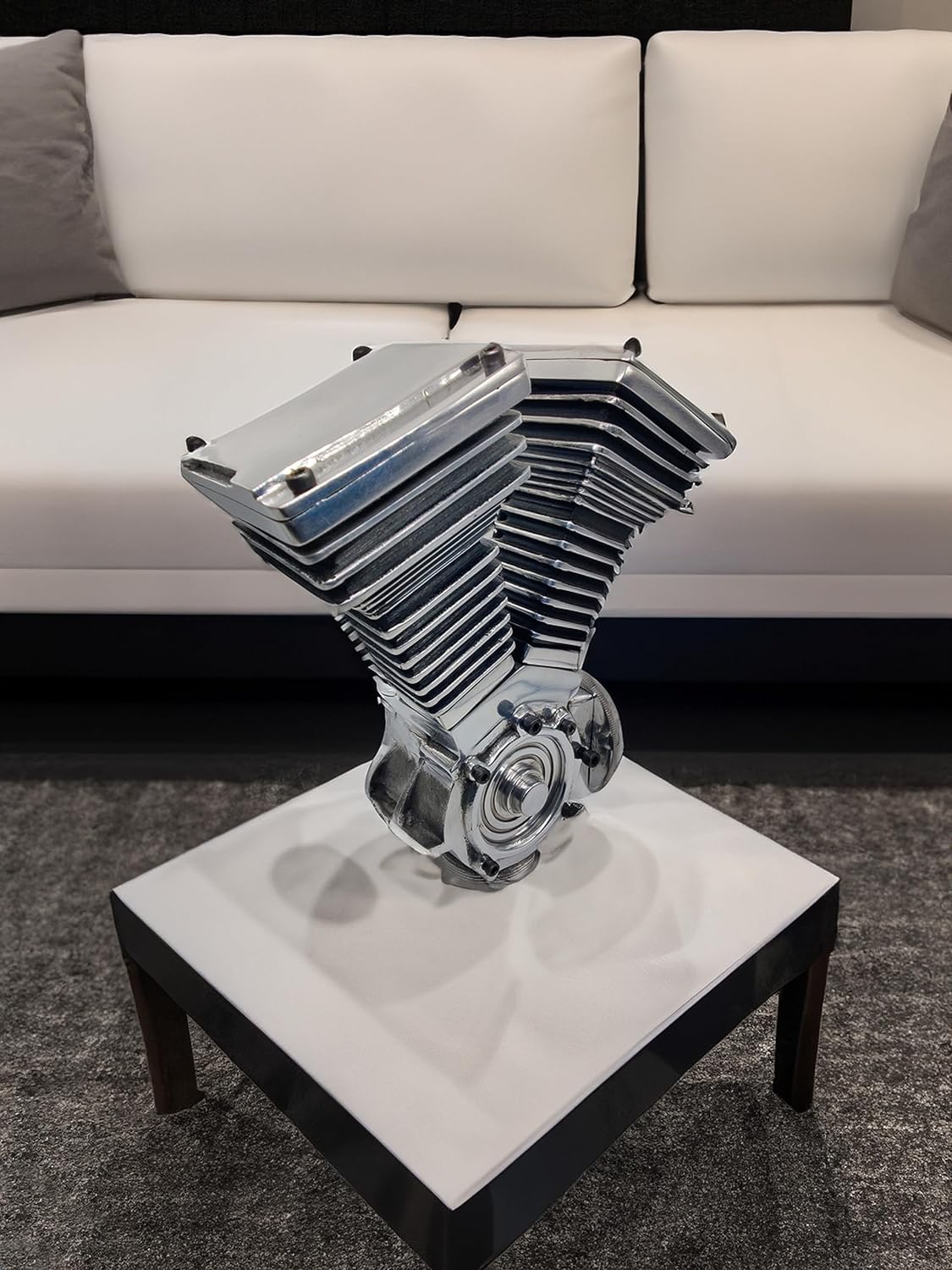 Twin Engine Memorial Keepsake Urn | Premium Handcrafted Design for Bike Lovers - Image 3