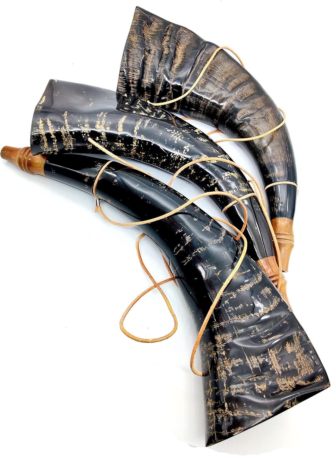 Viking War Horn – Genuine Buffalo Horn Battle Trumpet, Handcrafted Norse Bugle Horn for Hunting & Battle - Image 5