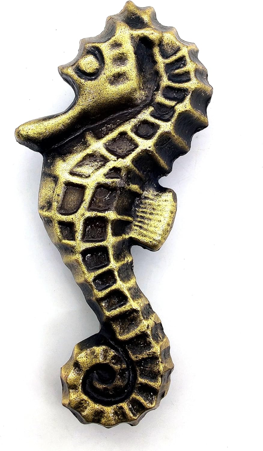 Heavy Duty Seahorse Door Knocker - Metal Antique Finish for Front Doors, Classic Vintage Design for Garden & Farmhouse Décor