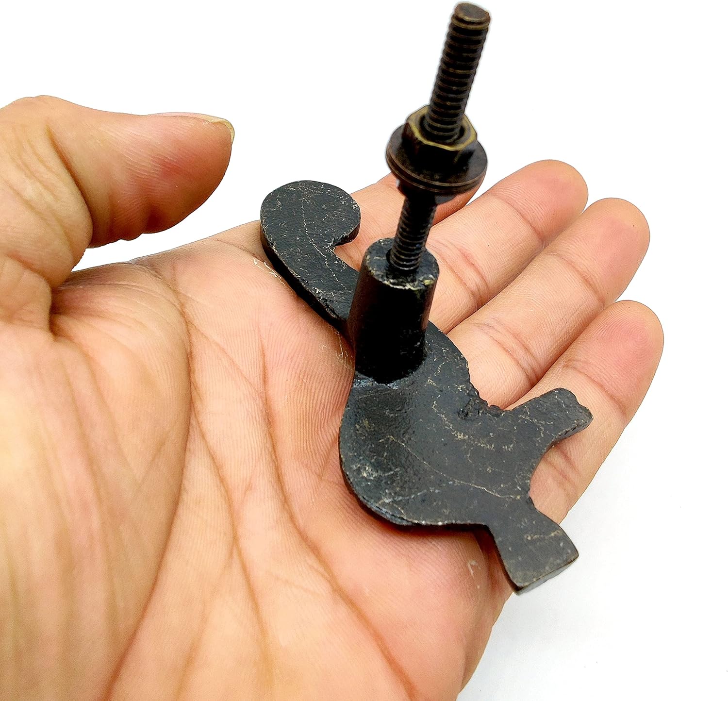Retro Cast Iron Sea Horse Drawer Pulls – 2 Pack Handles for Cabinets, Dressers, Wardrobes & Kitchen Cupboards - Image 2