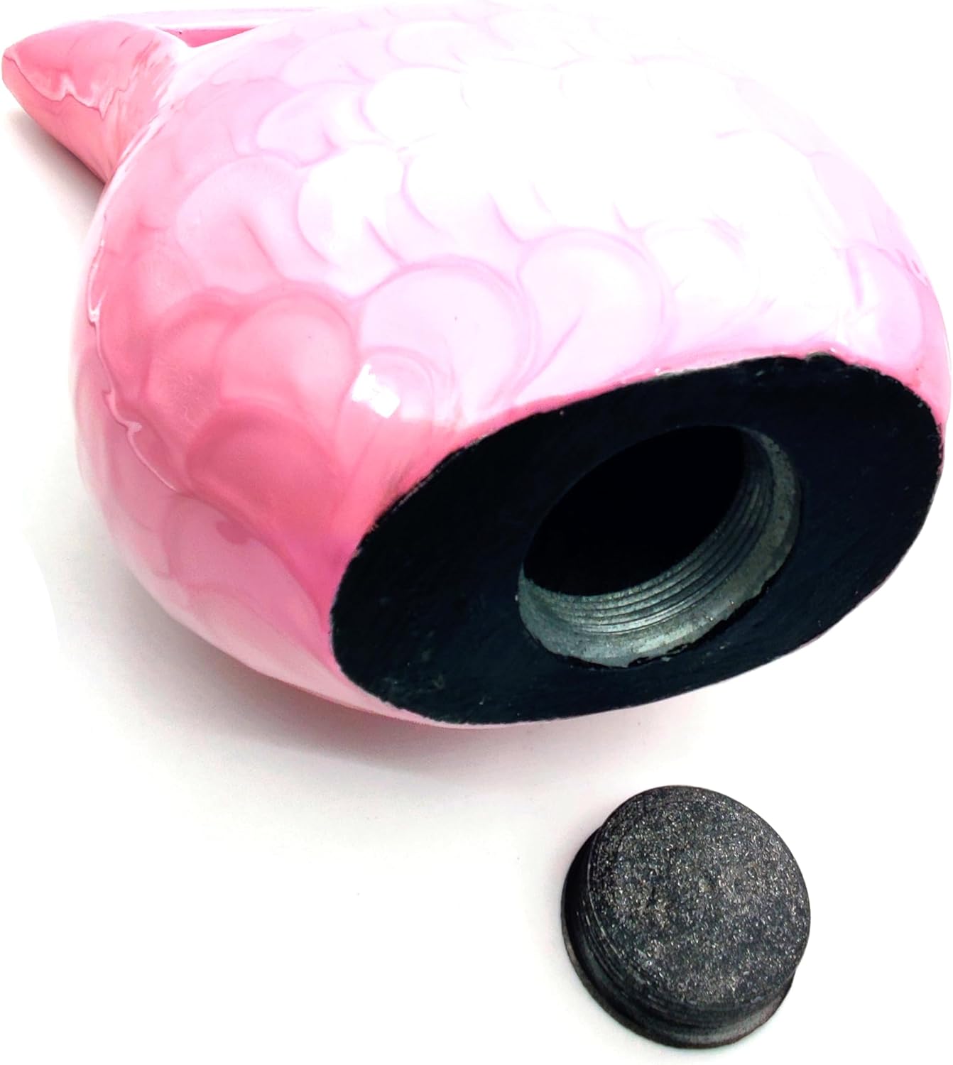 Pink Teardrop Cremation Urn for Human Ashes – Keepsake Adult Urn with Lid, Decorative Funeral Urn for Ashes or Dust - Image 2