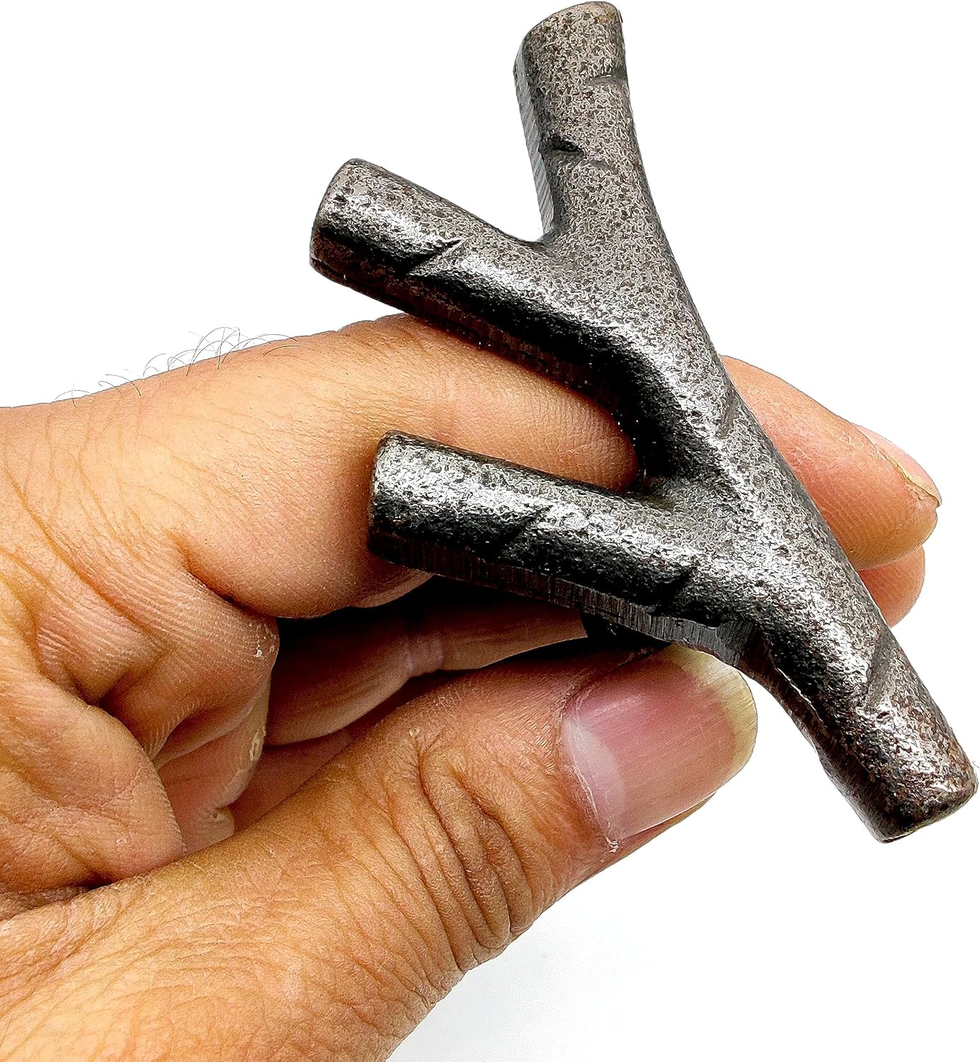 Twig Branch Cabinet Knobs – Set of 2 Black Tree Branch Handles, Vintage Cast Iron Drawer Pulls for Dresser - Image 2