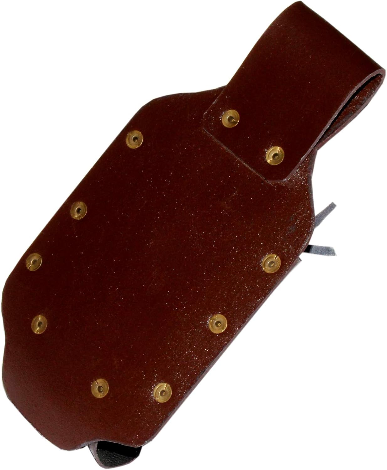 Handmade Leather Beer Holster - Classic Bottle Holder with Brass Rivets for Beer Lovers - Image 3